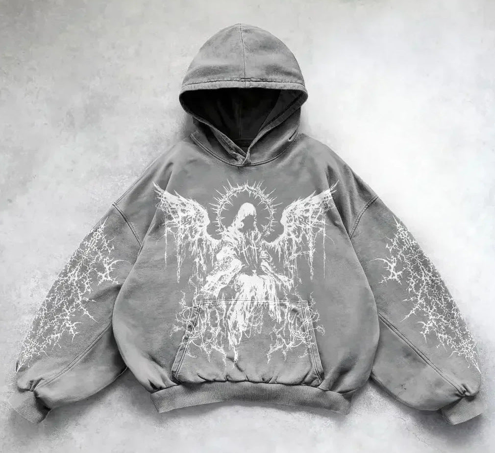 Cozy Up in Style: Versatile Printed Casual American Sweater Hoodie for Every Occasion