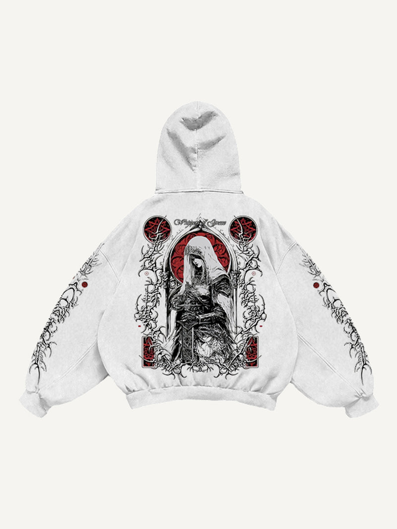 Chic and Cozy Casual Printed Polyester Sweater - Your New Wardrobe Essential