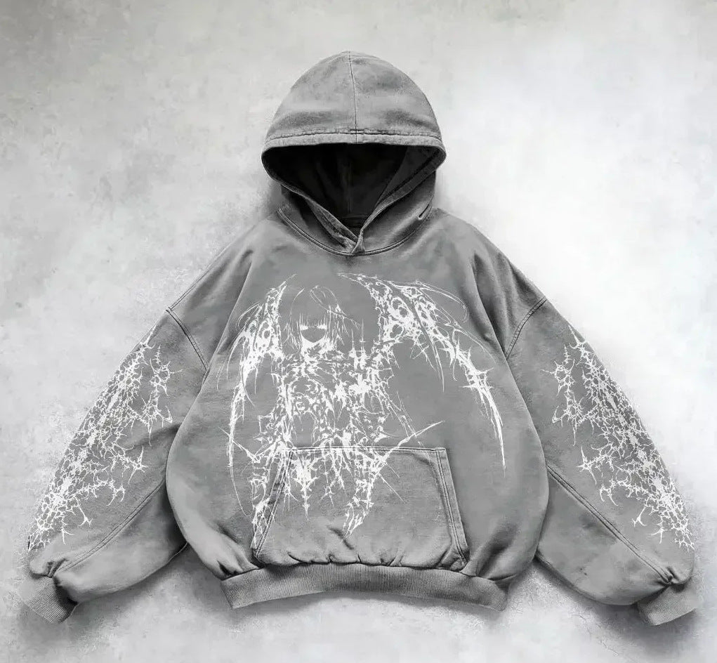 Cozy Up in Style: Versatile Printed Casual American Sweater Hoodie for Every Occasion