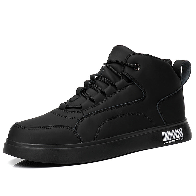 Men's White Mid-Top Sports Board Shoes