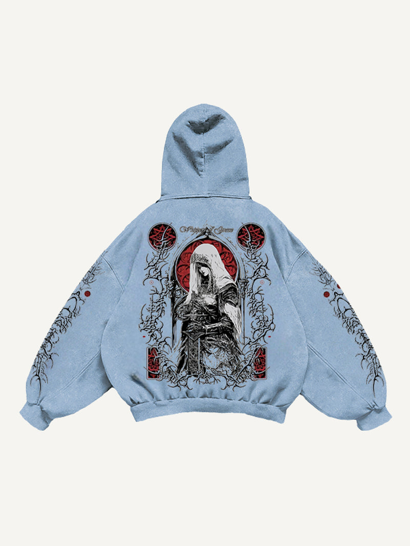 Chic and Cozy Casual Printed Polyester Sweater - Your New Wardrobe Essential